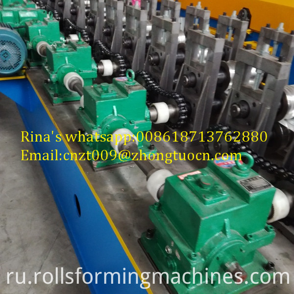 коробка передач заслонка створки дверная профилегибочная машина 2 gear box transmission shutter door roll forming machine 2